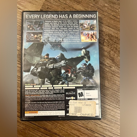 Halo: Reach XBox 360 FAST SHIPPING EUC - Picture 2 of 7